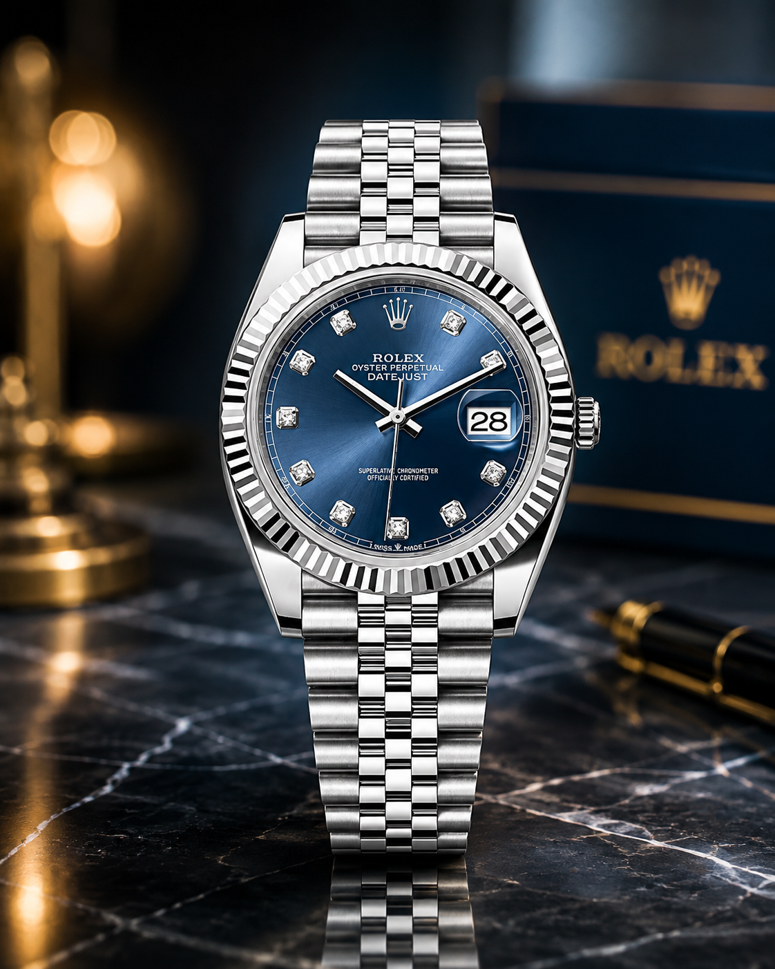 ROLEX WATCH WITH SMALL BOX